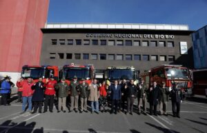Cinco comunas del Biobío reciben nuevos carros de Bomberos