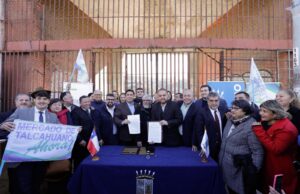 GORE Biobío y Municipio de Talcahuano firman convenio que destraba financiamiento para nuevo Mercado