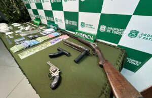 Operativo de incautación de drogas y armas termina con 11 detenidos en Boca Sur
