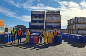 Aduanas incauta tambores con 40 toneladas de precursores para fabricar drogas