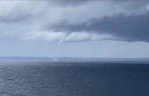 Emiten aviso por probables trombas marinas en Biobío