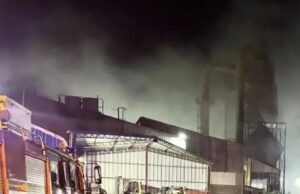 Fuerte explosión y posterior incendio afectó a caldera de empresa de Pellet Ecomas