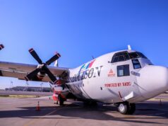 Presentan Hércules C-130 que llega a reforzar la flota para el combate de incendios