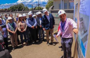 Ministro del Interior visita obras de reposición de COSAM y destaca avance del proyecto