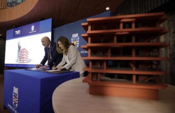 TVN y UBB firman convenio que permitirá la instalación de “Red Biobío” en el campus universitario