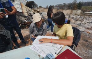 Comenzó la aplicación de la FIBE en zonas afectadas por los incendios forestales