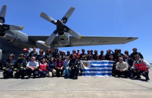 Brigadistas uruguayos se suman al combate de los incendios forestales
