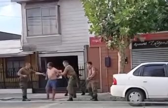 Carabineros disparan contra sujeto que los amenazó con un cuchillo en subcomisaría