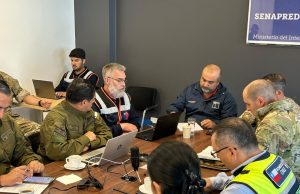 Autoridades del Biobío coordinan despliegue de seguridad y albergues ante nuevo sistema frontal