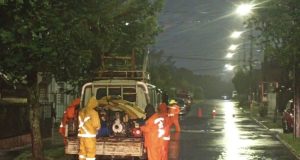 Sistema frontal en Biobío deja anegamientos y caída de árboles sin afectación a viviendas