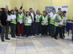 Vecinos de Cerro David Fuentes se certifican como primera respuesta ante emergencias en Talcahuano