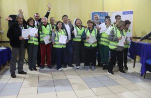 Vecinos de Cerro David Fuentes se certifican como primera respuesta ante emergencias en Talcahuano