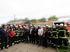 GORE entrega 230 uniformes de última generación a Bomberos de Talcahuano