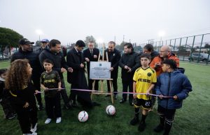 Inauguran nueva cancha sintética en sector Candelaria