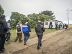 Verifican condición sanitaria de establecimientos educacionales de Isla Santa María