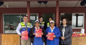 Verifican condiciones sanitarias de las tradicionales Palomitas Blancas de Laraquete