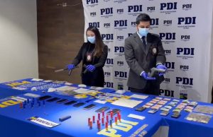 Operativo de la PDI concluye con 21 detenidos y 26 mil dosis de droga incautadas
