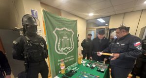 Operativo permite incautar armas, drogas y teléfonos en Complejo Penitenciario Biobío