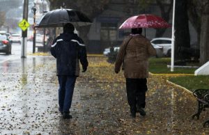 Emiten aviso por lluvias moderadas en corto período en el Biobío
