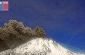Reportan fumarola en complejo volcánico Nevados de Chillán