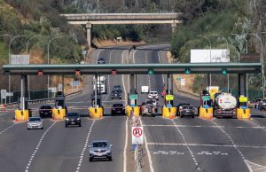 Confirman corte total nocturno en Ruta Itata por montaje de pasarela en plaza de peaje