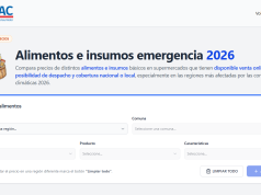 SERNAC habilita cotizador de alimentos e insumos de emergencia