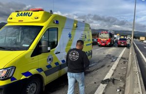 Choque múltiple deja una enfermera del SAMU fallecida y 10 lesionados