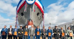 Presidente Kast participa en el lanzamiento al mar del LPD 93 “Magallanes”, hito de la construcción naval nacional