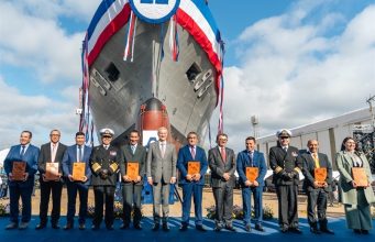 Presidente Kast participa en el lanzamiento al mar del LPD 93 “Magallanes”, hito de la construcción naval nacional