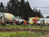 Dos personas mueren tras violenta colisión frontal entre camión y camioneta en Los Álamos