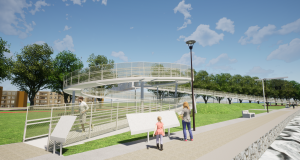 Avanza anteproyecto del nuevo Parque Costanera que estará ubicado entre puentes Ferroviario y Juan Pablo II
