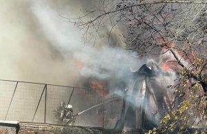 Incendio de gran magnitud movilizó a Bomberos en Concepción