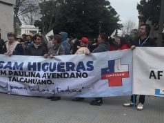 Cientos de funcionarios marchan en Concepción durante paro nacional de la Confusam