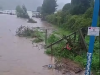 Alerta Roja en Arauco por desborde del río Pichilo en medio de sistema frontal