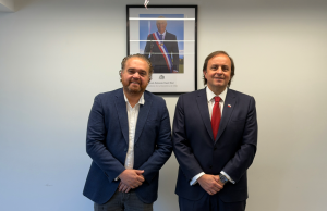 Ministro del Deporte y gobernador del Biobío se reúnen para abordar candidatura para los Juegos Odesur 2030
