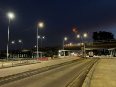 Ponen en servicio nueva iluminación del Corredor Colón en Hualpén