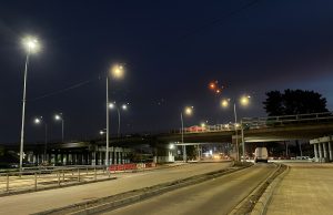 Ponen en servicio nueva iluminación del Corredor Colón en Hualpén