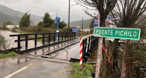 Declaran alerta amarilla para la comuna de Arauco por crecida del río Pichilo