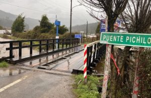 Declaran alerta amarilla para la comuna de Arauco por crecida del río Pichilo