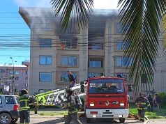 Incendio en edificio del centro de Concepción deja dos personas fallecidas y cuatro lesionadas