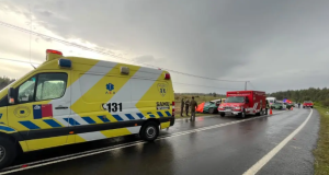 Colisión deja dos fallecidos y tres lesionados en ruta entre Los Ángeles y Santa Bárbara