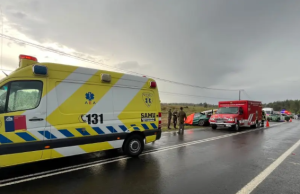 Colisión deja dos fallecidos y tres lesionados en ruta entre Los Ángeles y Santa Bárbara