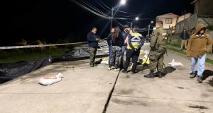 Sistema frontal agrava emergencia en Arauco: 13 familias evacuadas por nuevas grietas en Villa El Mirador